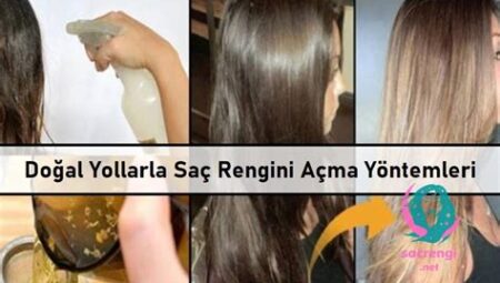 Saç Rengini Doğal Yöntemlerle Açma